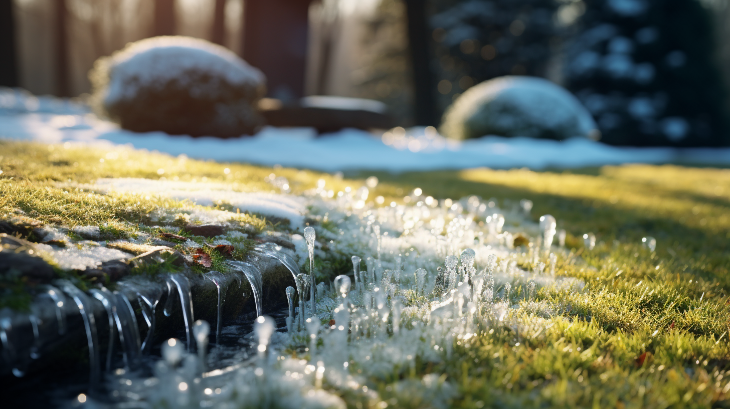 Why Is Winter Lawn Drainage Crucial